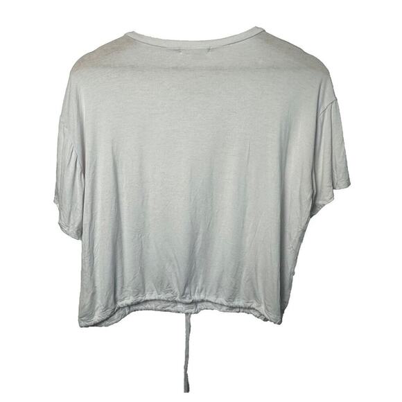 Rebel Society "Love Ya Self" Cropped Tie Waist XL T-Shirt - Picture 3 of 4